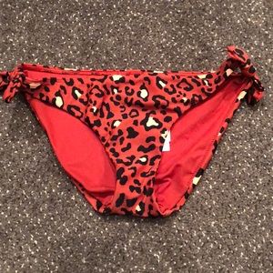 rust cheetah bikini bottoms